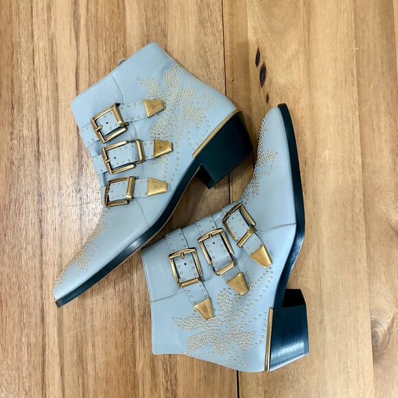 Chloe Susanna Studded Leather Bootie - Picture 1 of 4